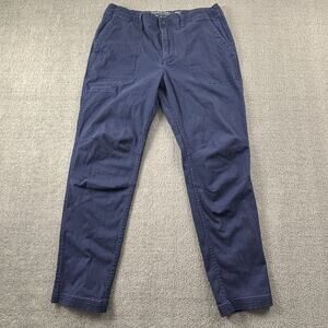 Municipal Sport Utility Gear Pants 32W 27L Blue Active Athleisure Casual Mens